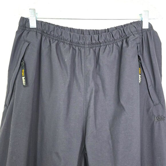 REI Men's UPF 50+ Hiking Ankle Zip Nylon Pants in Black Size L - Picture 2 of 10